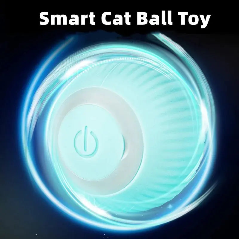 PawPounce Electric Ball Toy with Automatic Rolling