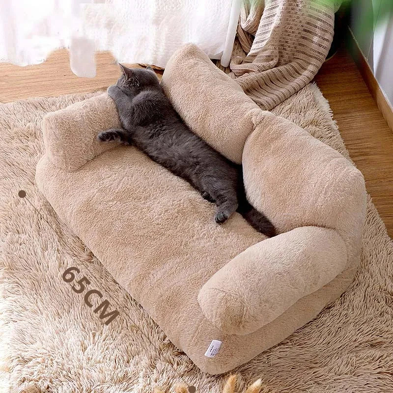 Fluffy Kitty Bed Sofa